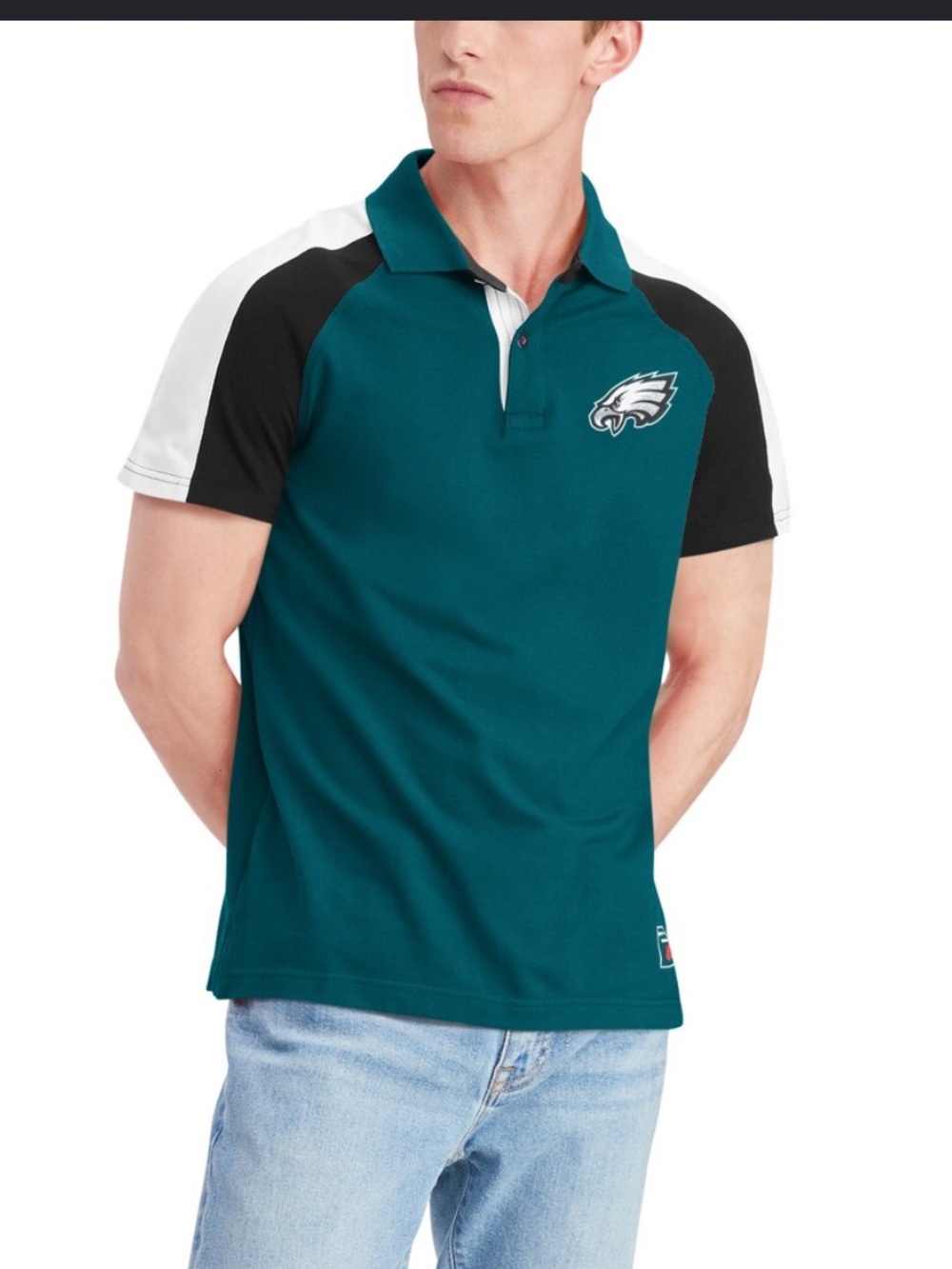 NEW! Tommy Hilfiger Philadelphia Eagles Holden Raglan Polo